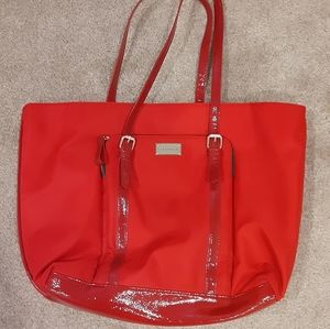 Tommy Hilfiger Red Large Tote Bag Purse